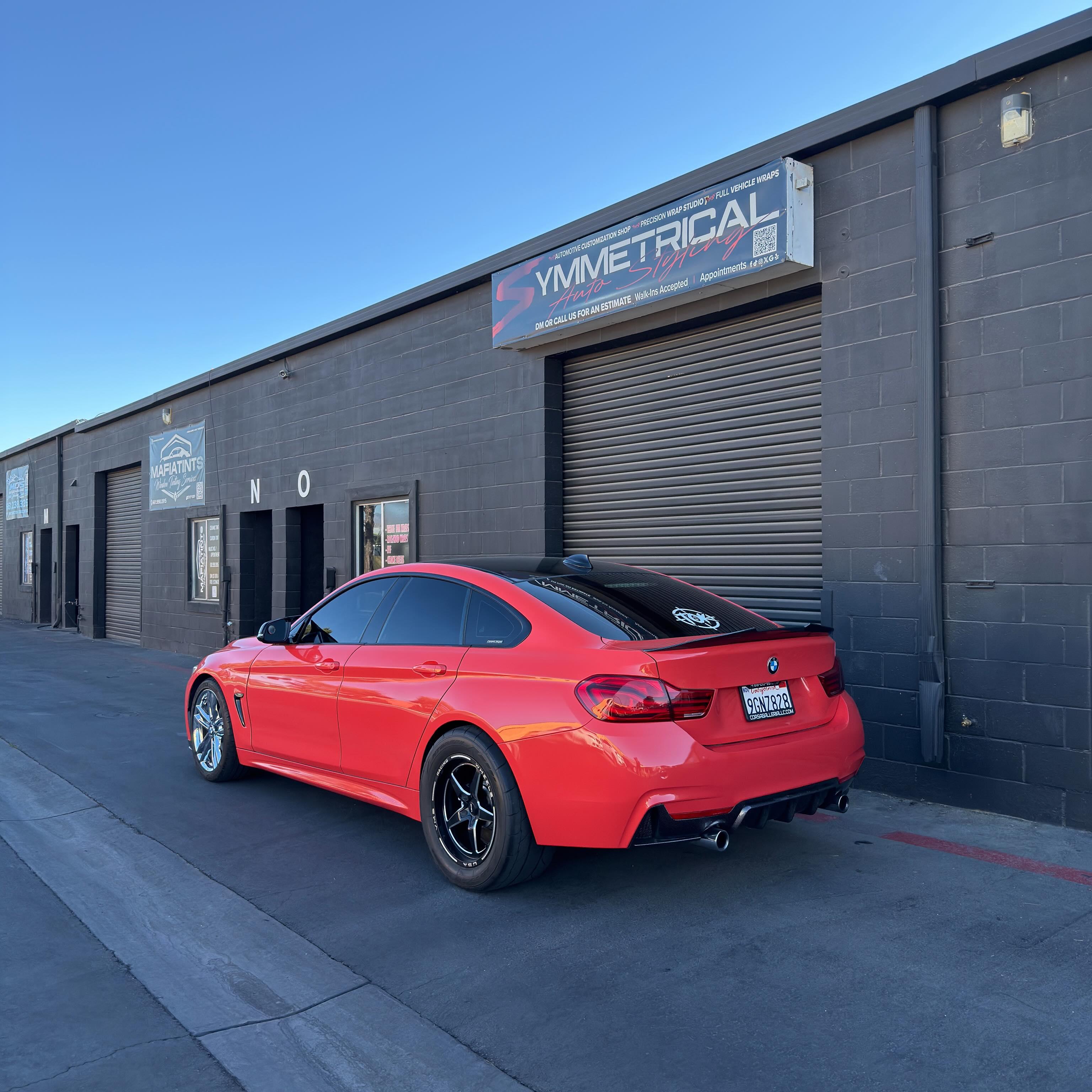 porsche orange wrap