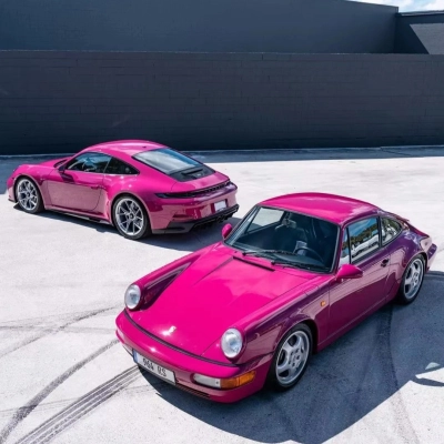 TPU Gloss Goddess Pink Color PPF Paint Protection Film  02