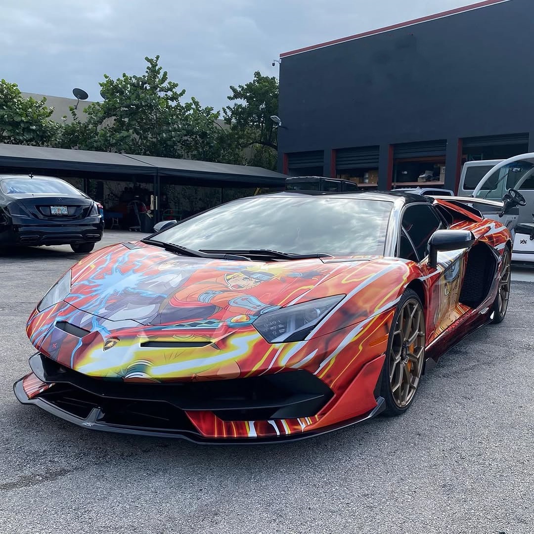 ALUKOVINYL Naruto Itasha Anime Custom Design Car Wrap