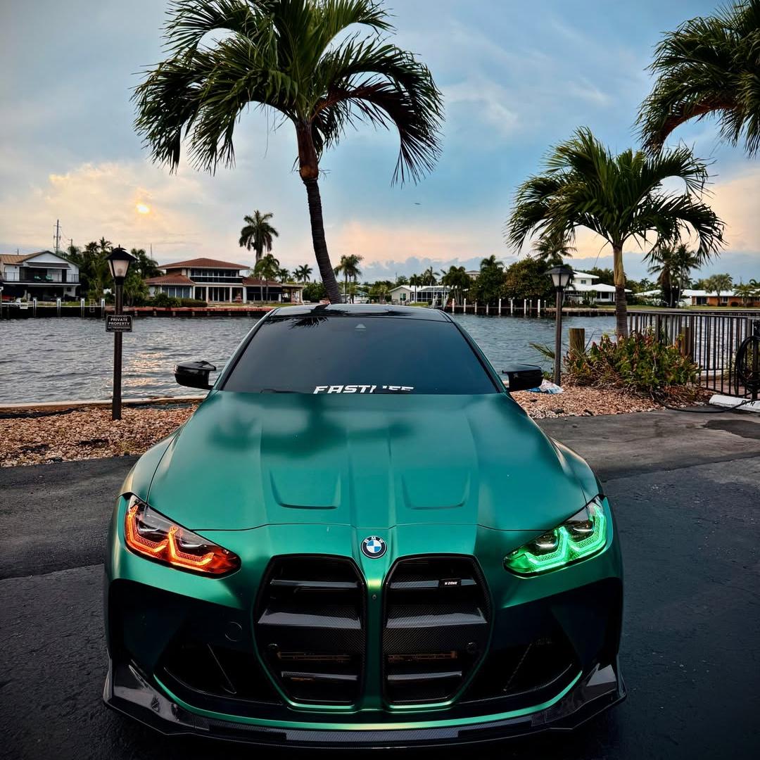 Matte Metallic Emerald Green Car Vinyl Wrap PET