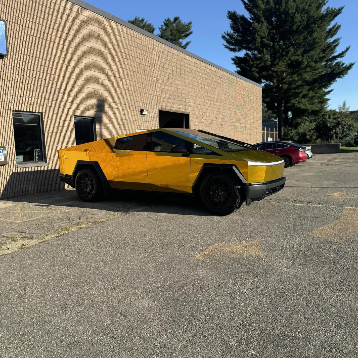 Gloss Mirror Chrome Yellow Car Vinyl Wrap