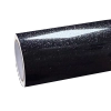 Gloss Metallic Sparkle Glitter Black Car Vinyl Wrap
