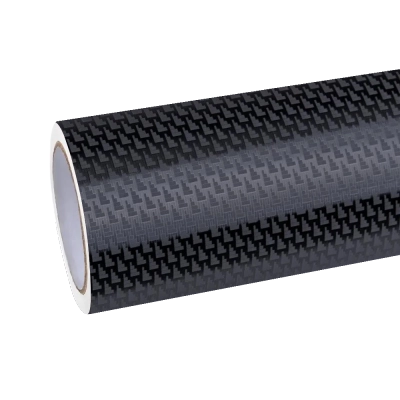 Matte Carbon Fiber Aircraft Black Car Vinyl Wrap PET 01
