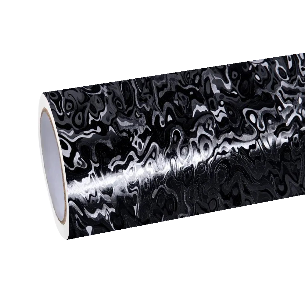 metacosmic black car wrap