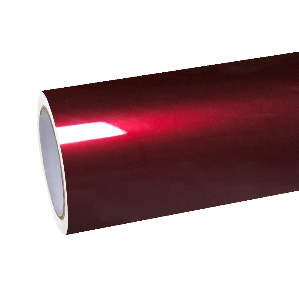 Gloss Liquid Dragon Blood Red Vinyl Wrap Paper Backing