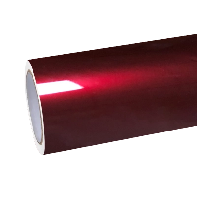 Gloss Liquid Dragon Blood Red Vinyl Wrap Paper Backing 01