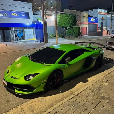 TPU Matte Metallic STO Gold Green Colored PPF Lamborghini Paint Protection Film 02