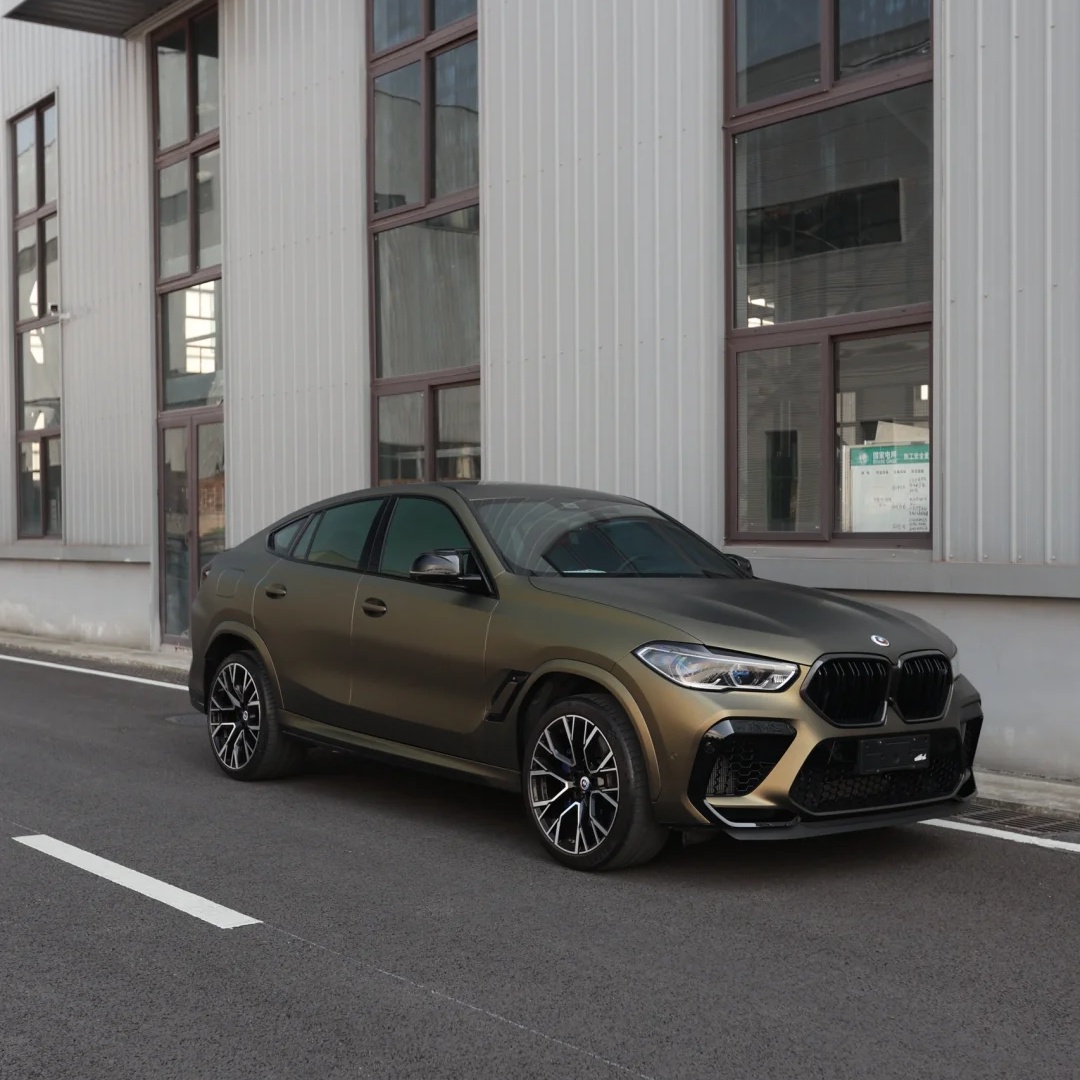 TPU Satin Gold Green Colored PPF Paint Protection Film