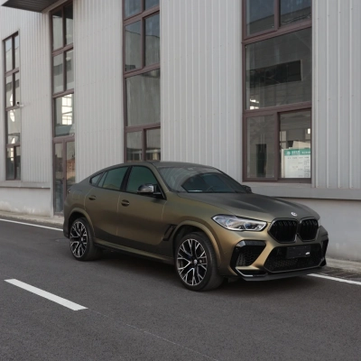 TPU Satin Gold Green Colored PPF Paint Protection Film 02