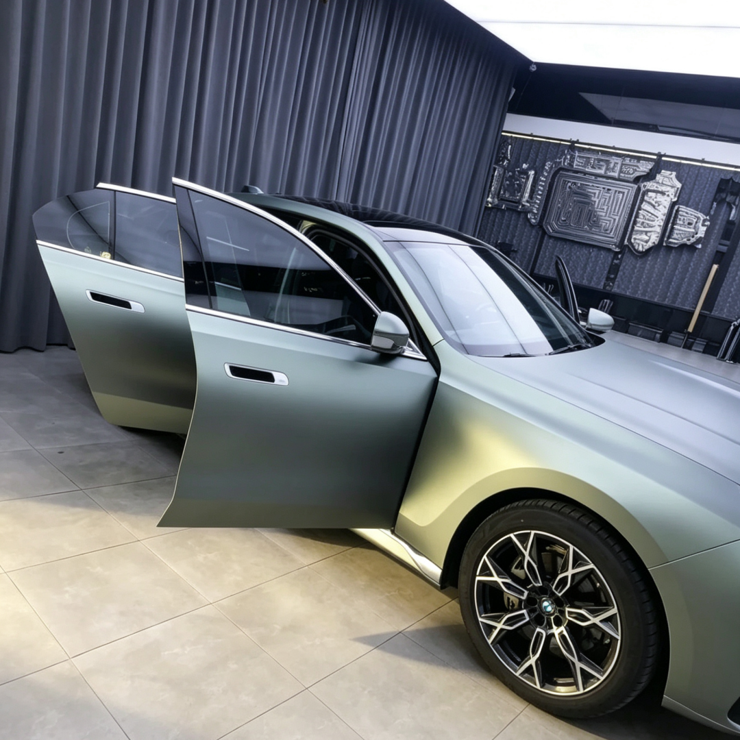 Matte Magic Grey Green Colored PPF