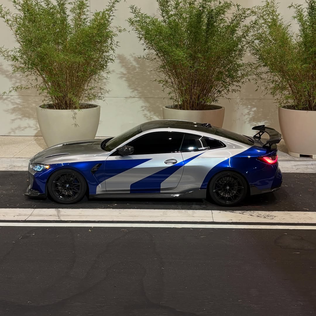Gloss Metallic GT Silver Car Vinyl Wrap PET