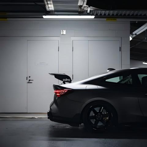 Matte Ultimate Flat Meteorites Grey Car Vinyl Wrap PET