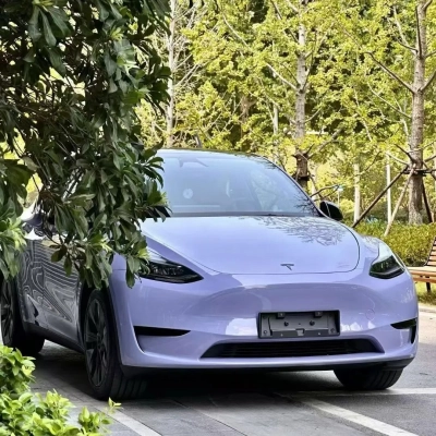 TPU Glossy Victoria Secret Purple Colored PPF Paint Protection Film 02