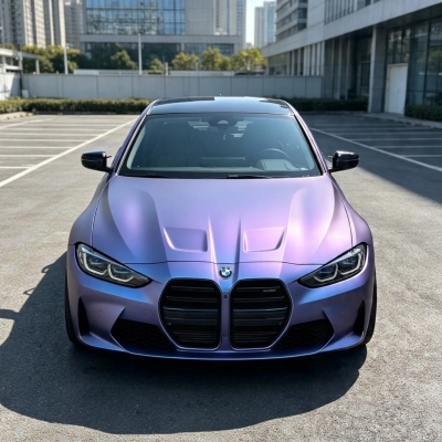 TPU Matte Purple Mist Silver Colored PPF Paint Protection Film 02