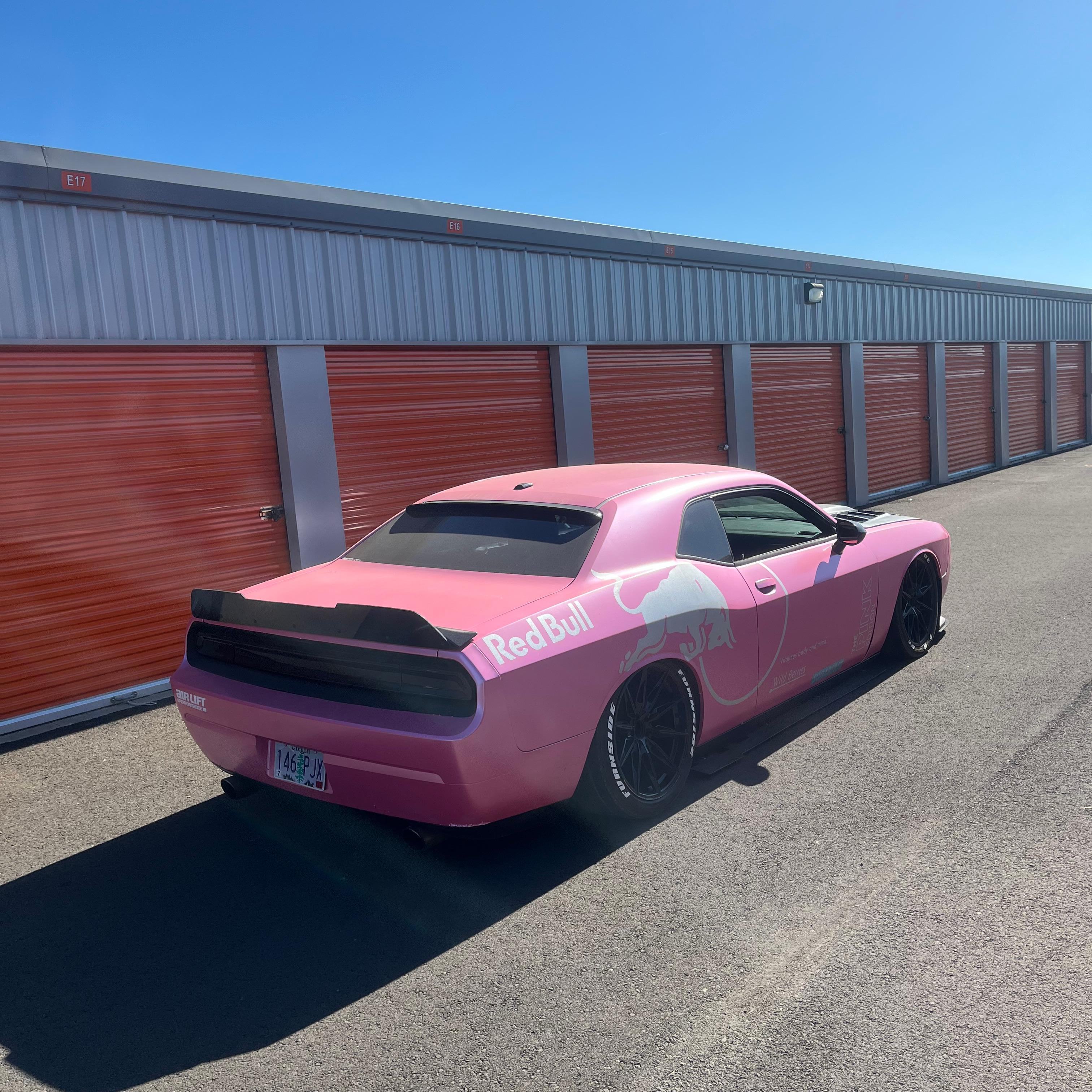 Matte Metallic Shell Pink Car Vinyl Wrap PET