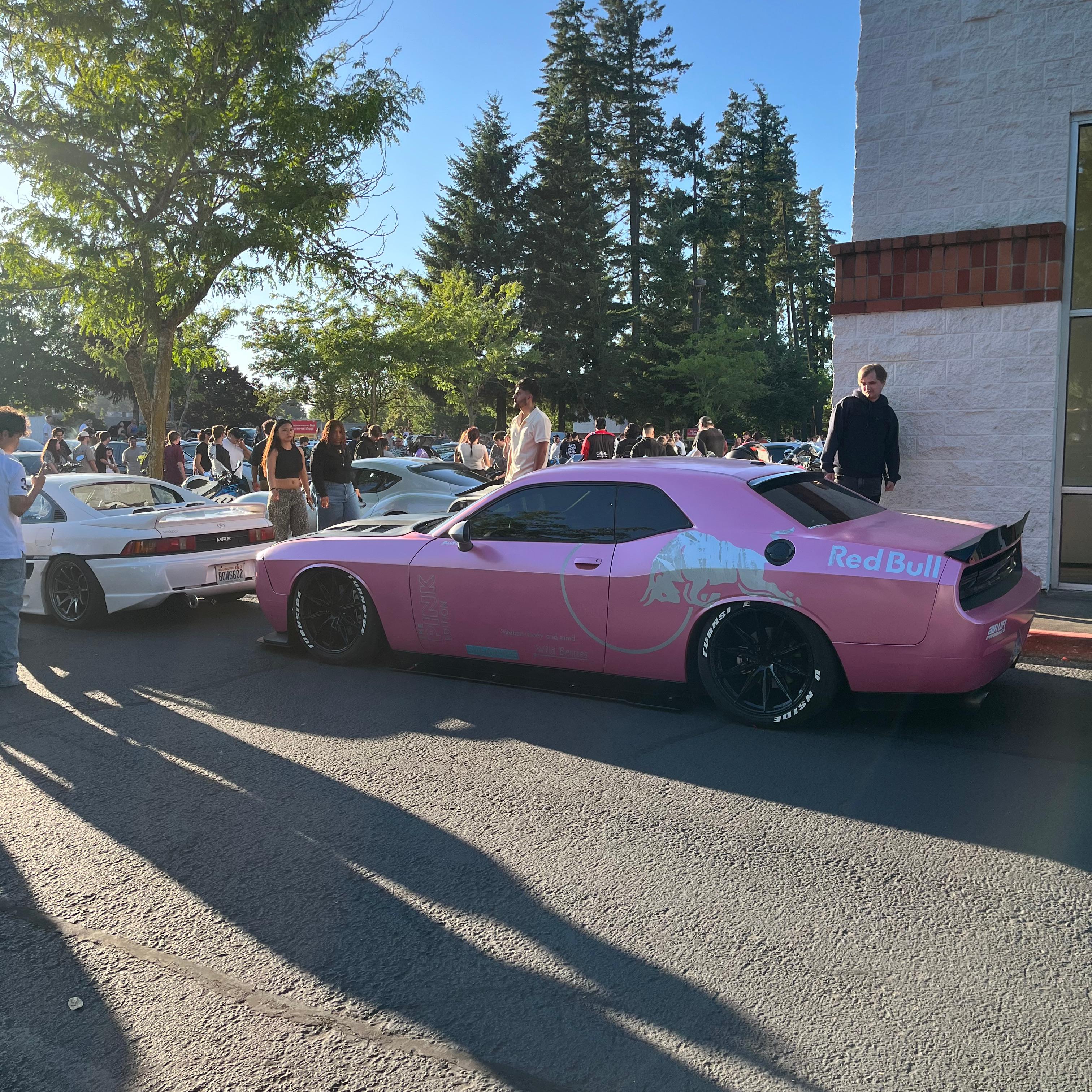 Matte Metallic Shell Pink Car Vinyl Wrap PET