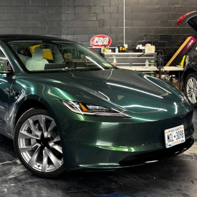 TPU Gloss Metallic Gotland Green Colored PPF Paint Protection Film 02