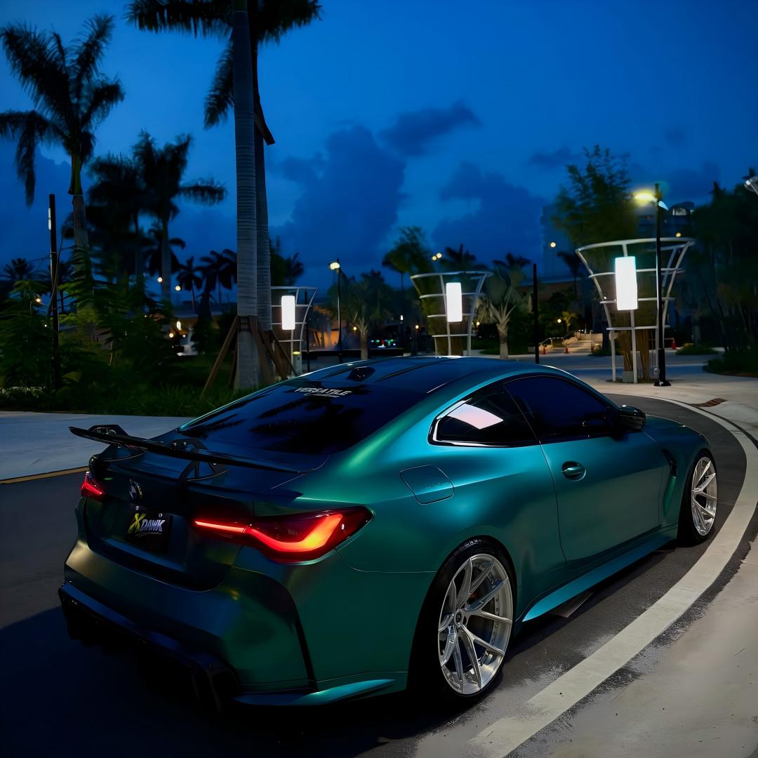 Matte Metallic Emerald Green Car Vinyl Wrap PET