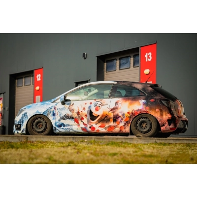 ALUKOVINYL Frozen Itasha Custom Design Car Wrap 02