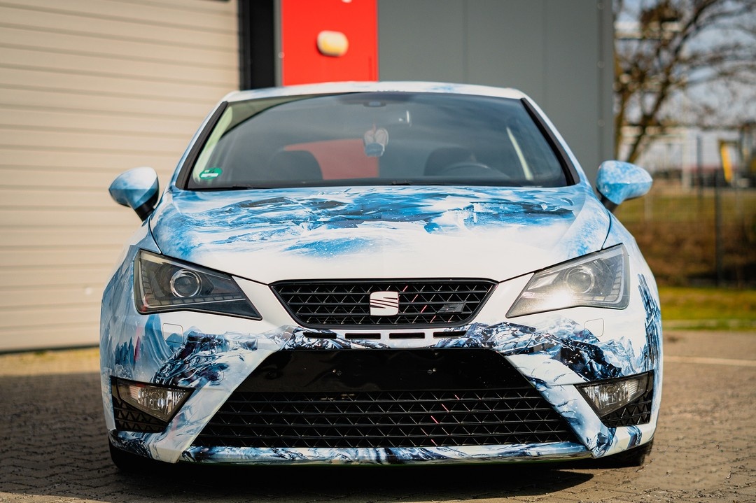 ALUKOVINYL Frozen Itasha Custom Design Car Wrap