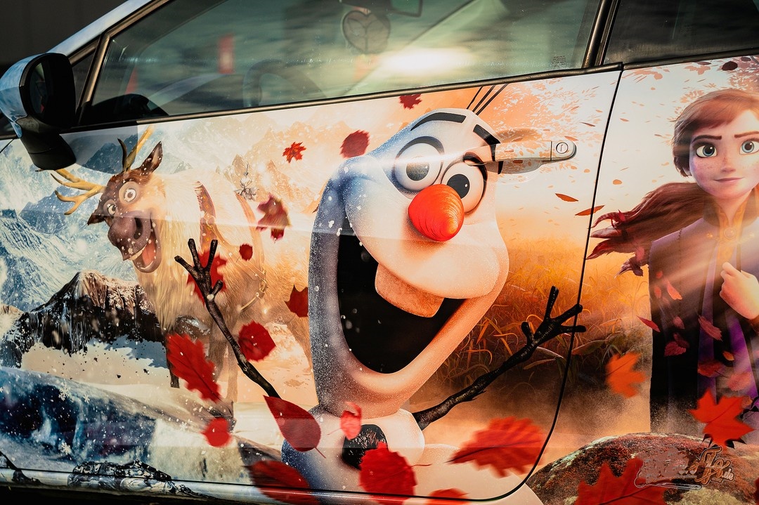 ALUKOVINYL Frozen Itasha Custom Design Car Wrap