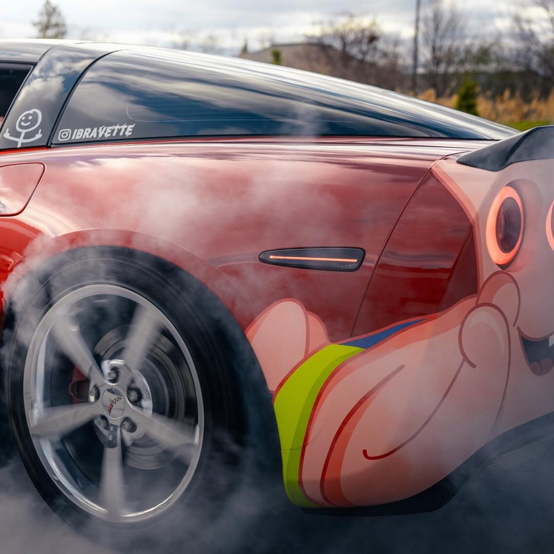 ALUKOVINYL SpongeBob Itasha Custom Design Car Wrap