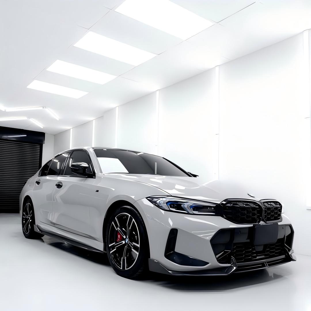 Gloss Light Nardo Grey Car Vinyl Wrap PET