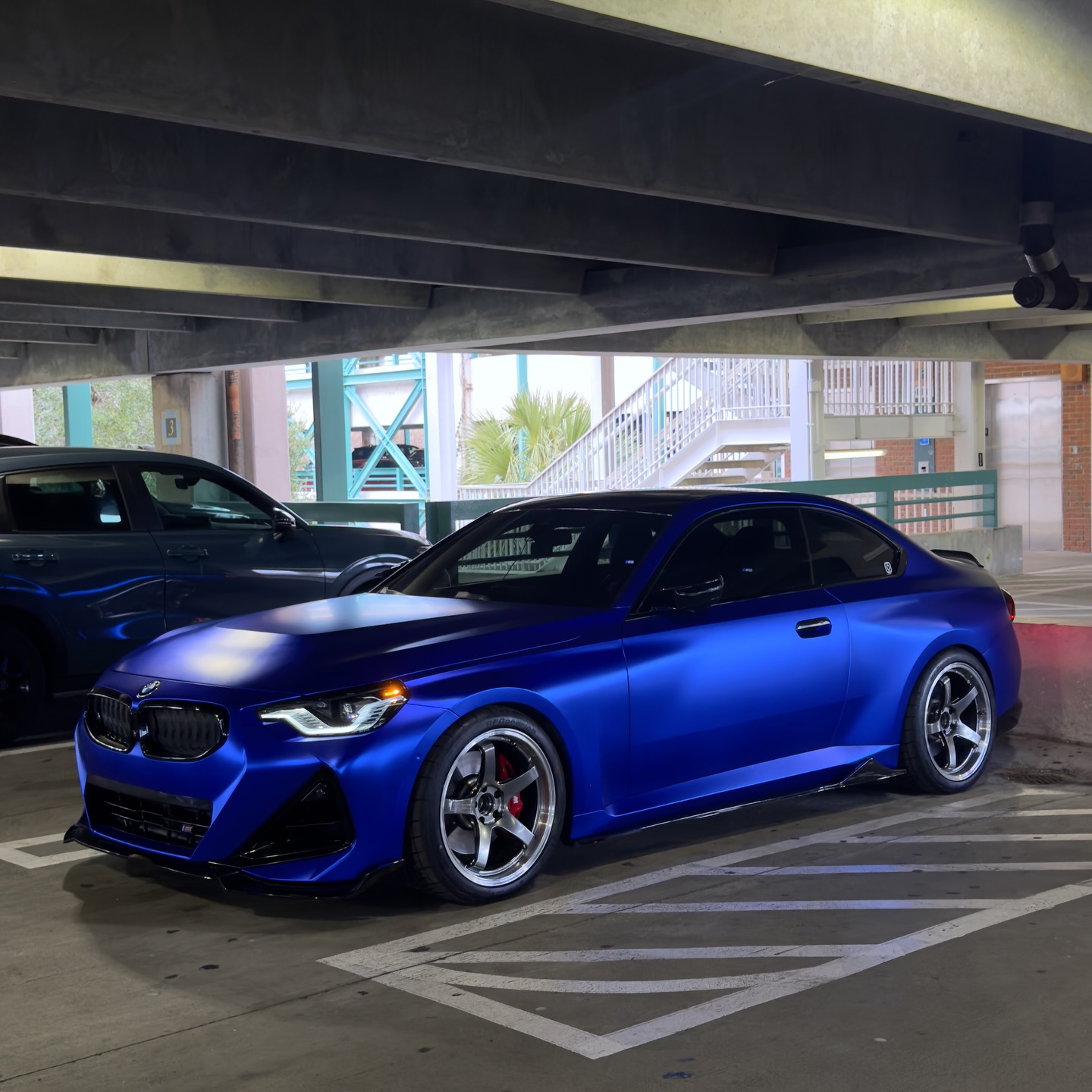 Matte Metallic Satin Blueberry Car Vinyl Wrap PET