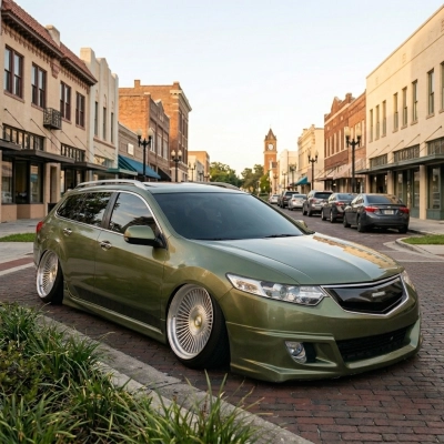 Gloss Metallic Olive Green Car Vinyl Wrap PET 02