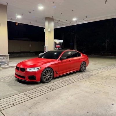Matte Satin Red Ceramics Red Car Vinyl Wrap PET 02