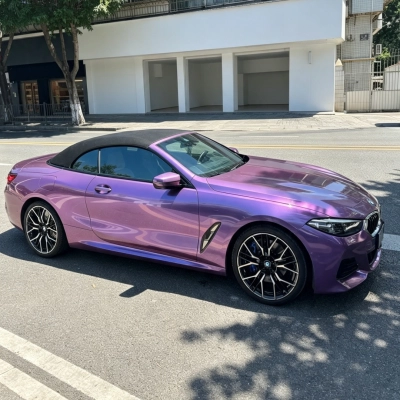 TPU Gloss Fantasy Spectrum Purple Colored PPF Car Paint Protection Film 02