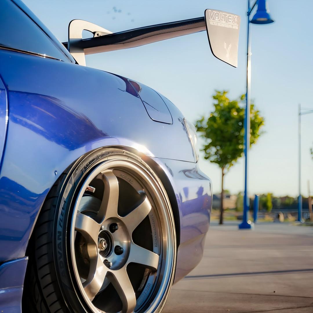 ภาพอ้างอิงสีฟิล์ม Gloss Metallic Tanzanite Blue Car Vinyl Wrap PET รหัส D8013 — ภาพที่ 8