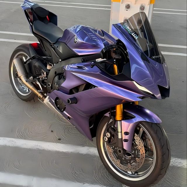 Gloss Metallic Viola Purple Car Vinyl Wrap PET