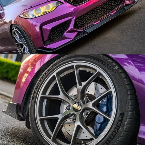 ภาพอ้างอิงสีฟิล์ม Super Glossy Pearl Purple Car Vinyl Wrap PET รหัส D7013A — ภาพที่ 12