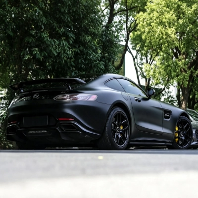 TPU Satin Black Colored PPF Car Paint Protection Film 02