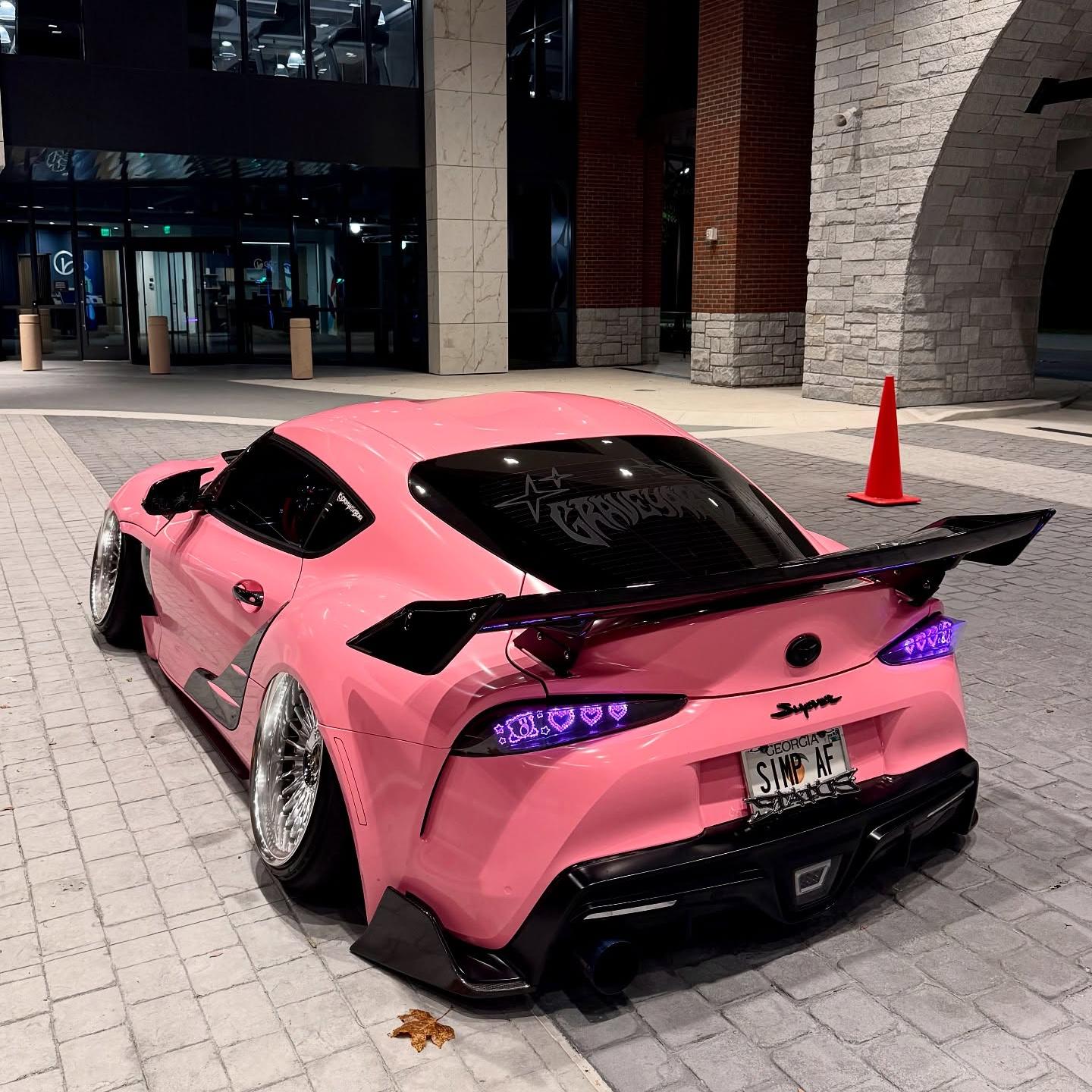 ภาพอ้างอิงสีฟิล์ม Gloss Crystal Light Pink Car Vinyl Wrap PET รหัส 7007 — ภาพที่ 6