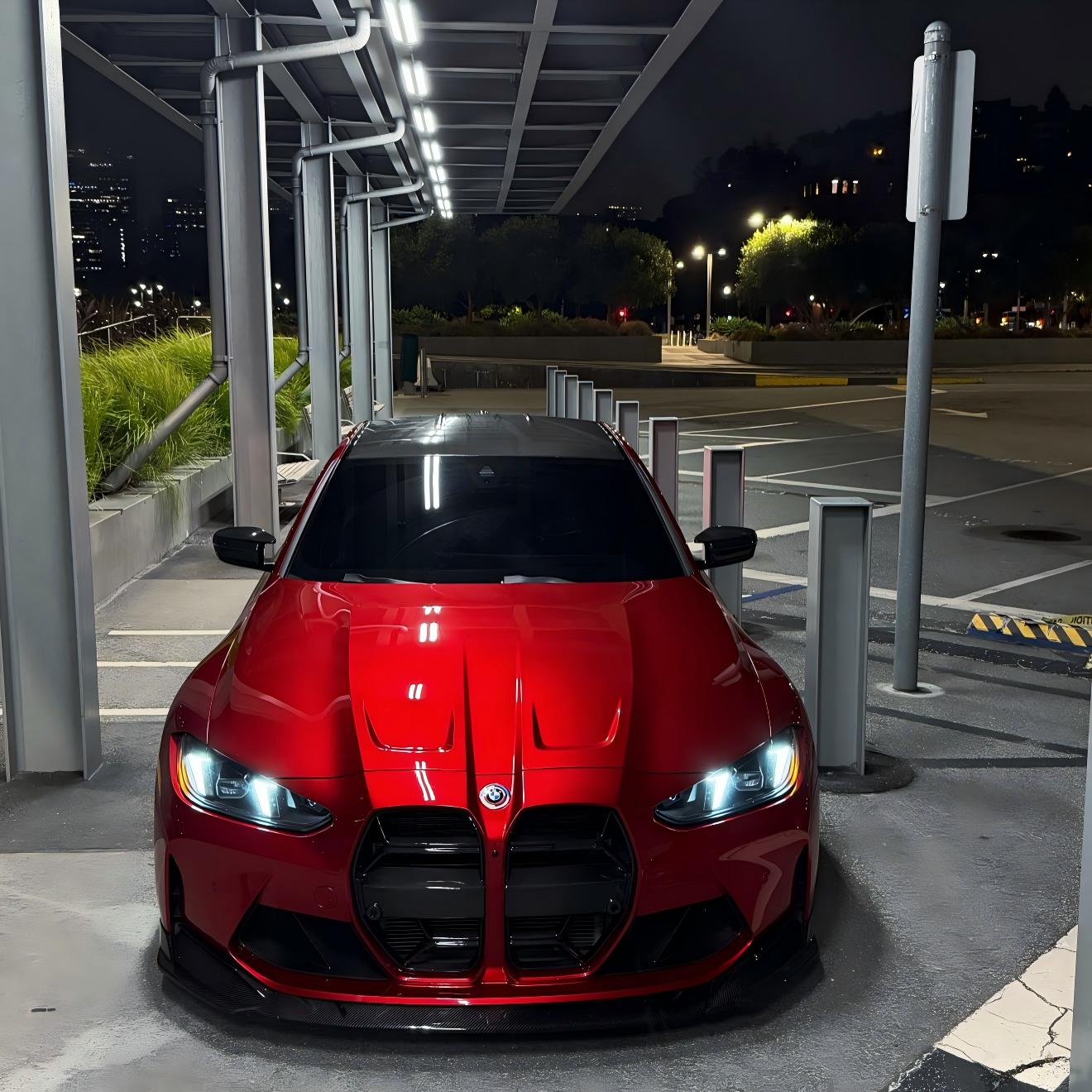 ภาพอ้างอิงสีฟิล์ม Ultra Glossy Metallic Vampire Red Car Vinyl Wrap BMW PET รหัส 3029A — ภาพที่ 14