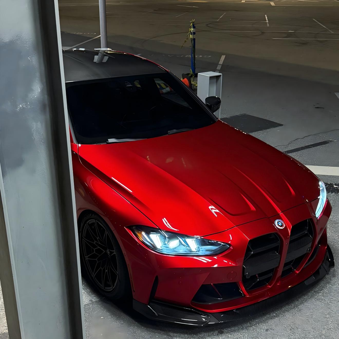 ภาพอ้างอิงสีฟิล์ม Ultra Glossy Metallic Vampire Red Car Vinyl Wrap BMW PET รหัส 3029A — ภาพที่ 13