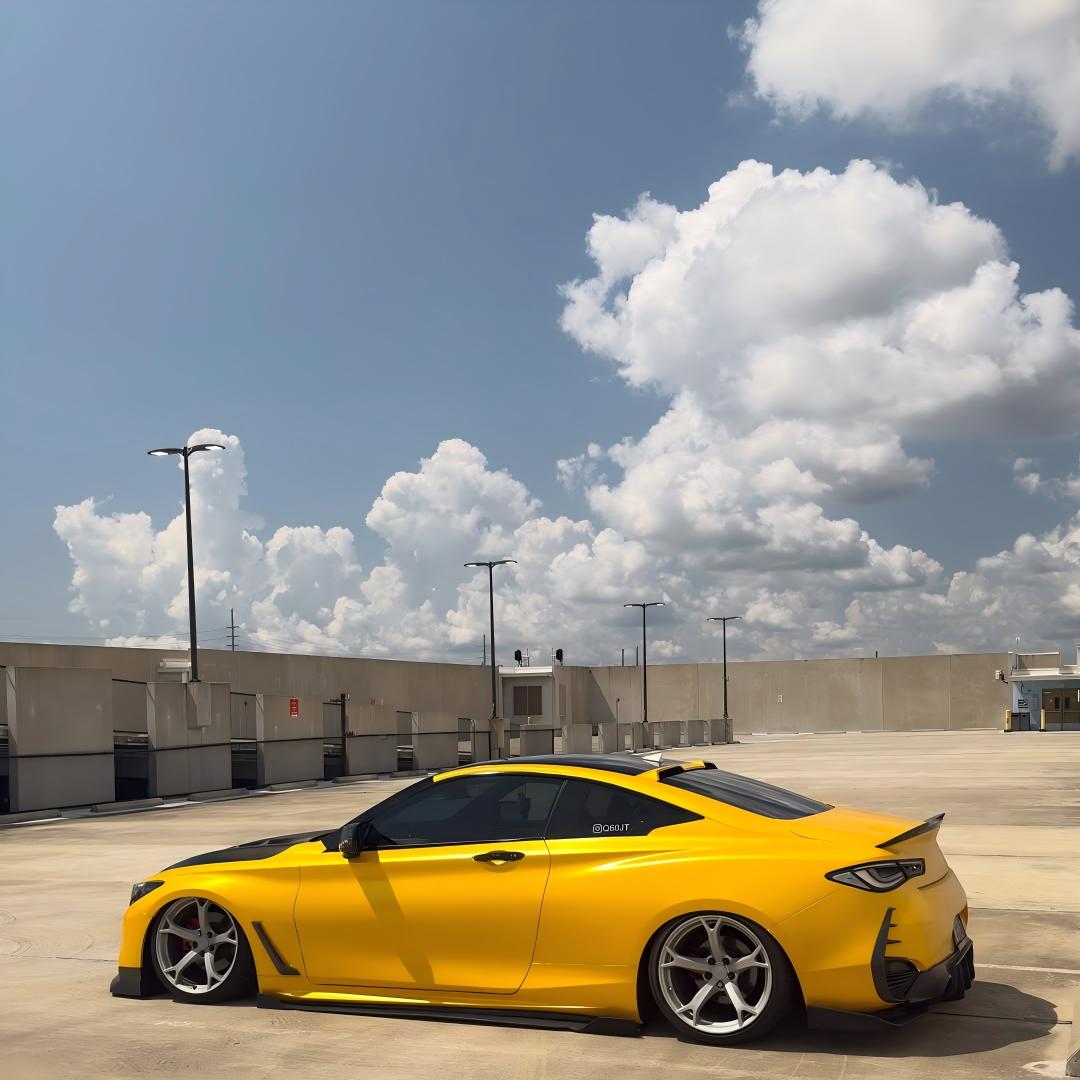ภาพอ้างอิงสีฟิล์ม Matte Metallic Satin Energetic Yellow Car Vinyl Wrap รหัส 6011 — ภาพที่ 6