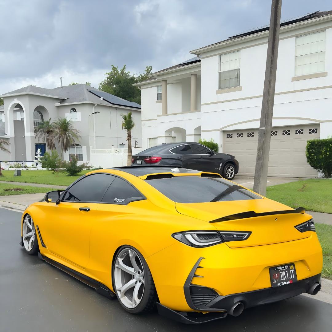 ภาพอ้างอิงสีฟิล์ม Matte Metallic Satin Energetic Yellow Car Vinyl Wrap รหัส 6011 — ภาพที่ 12