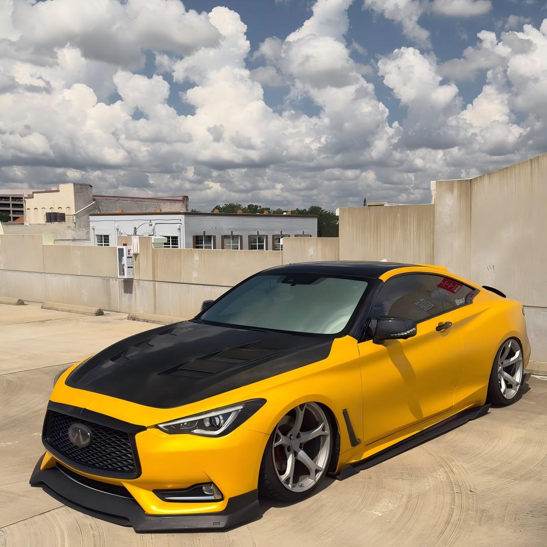 ภาพอ้างอิงสีฟิล์ม Matte Metallic Satin Energetic Yellow Car Vinyl Wrap รหัส 6011 — ภาพที่ 4