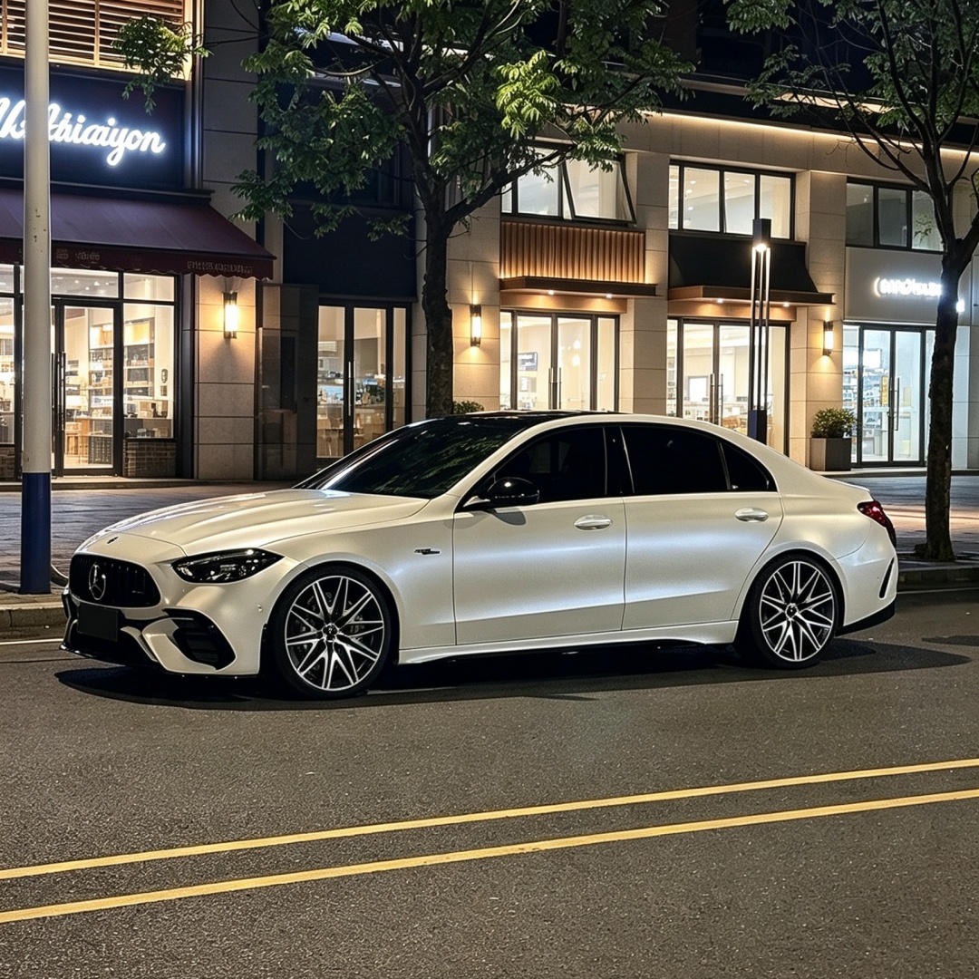 ภาพอ้างอิงสีฟิล์ม TPU Satin Ceramic White Colored PPF Paint Protection Film รหัส T5010TPU — ภาพที่ 5