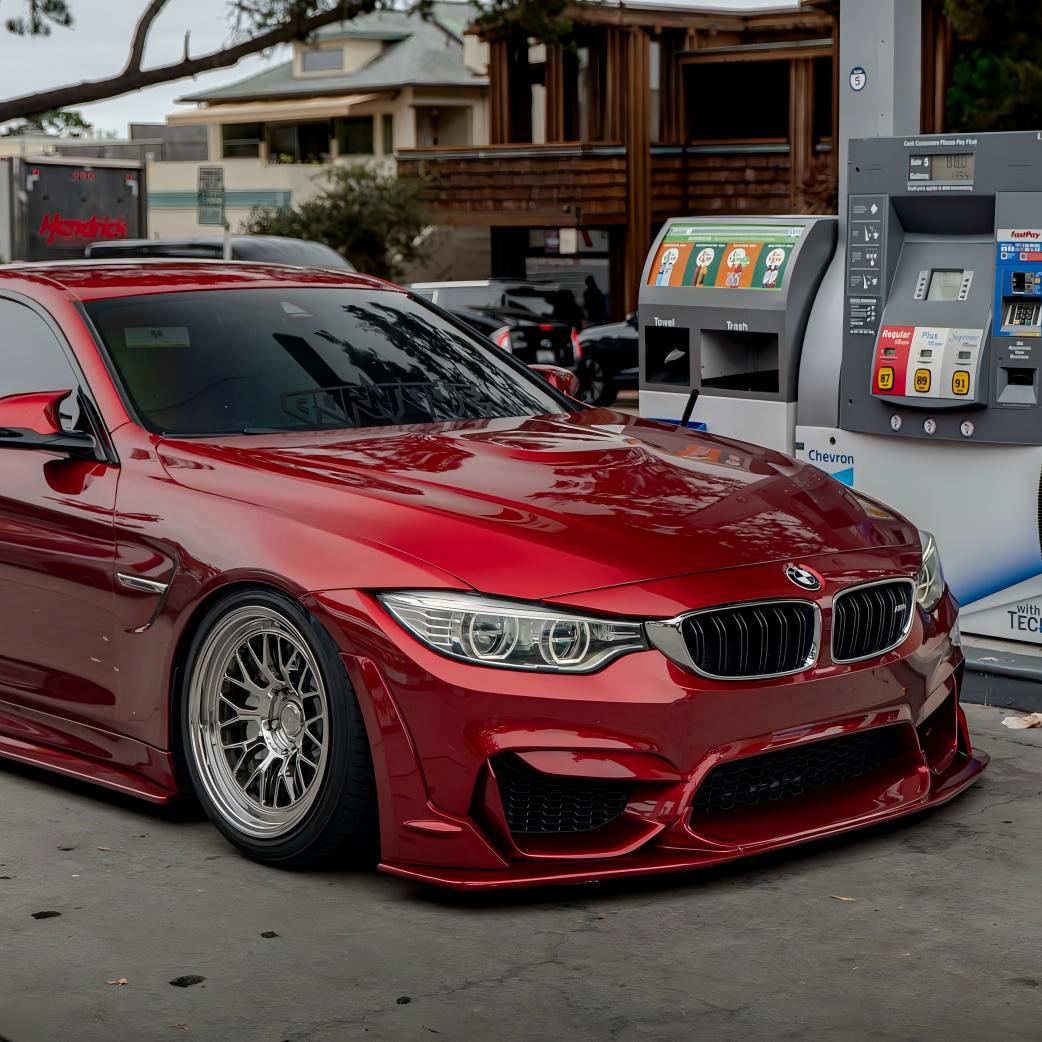 ภาพอ้างอิงสีฟิล์ม Gloss Metallic Cherry Red Car Vinyl Wrap PET รหัส D7016 — ภาพที่ 4