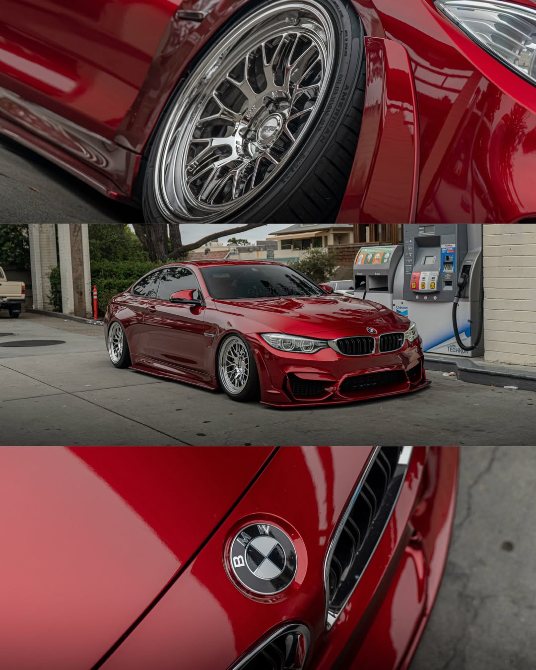 ภาพอ้างอิงสีฟิล์ม Gloss Metallic Cherry Red Car Vinyl Wrap PET รหัส D7016 — ภาพที่ 11