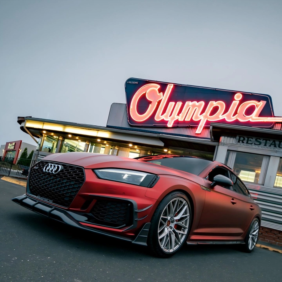 Romanee Red Vinyl Wrap front view