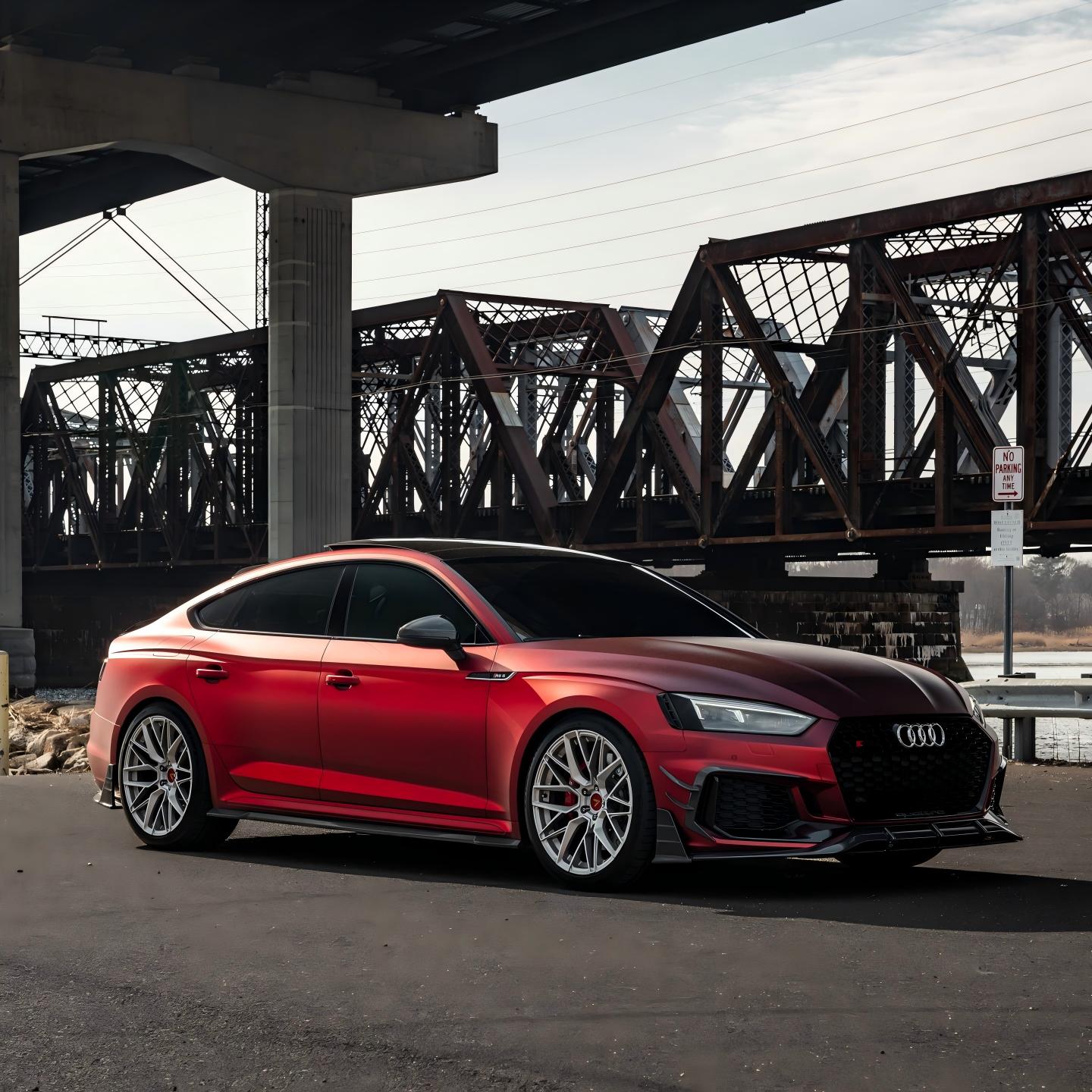 ภาพอ้างอิงสีฟิล์ม Satin Chrome Metallic Romanee Red Vinyl Wrap | Satin Romanee Red รหัส D4000 — ภาพที่ 4