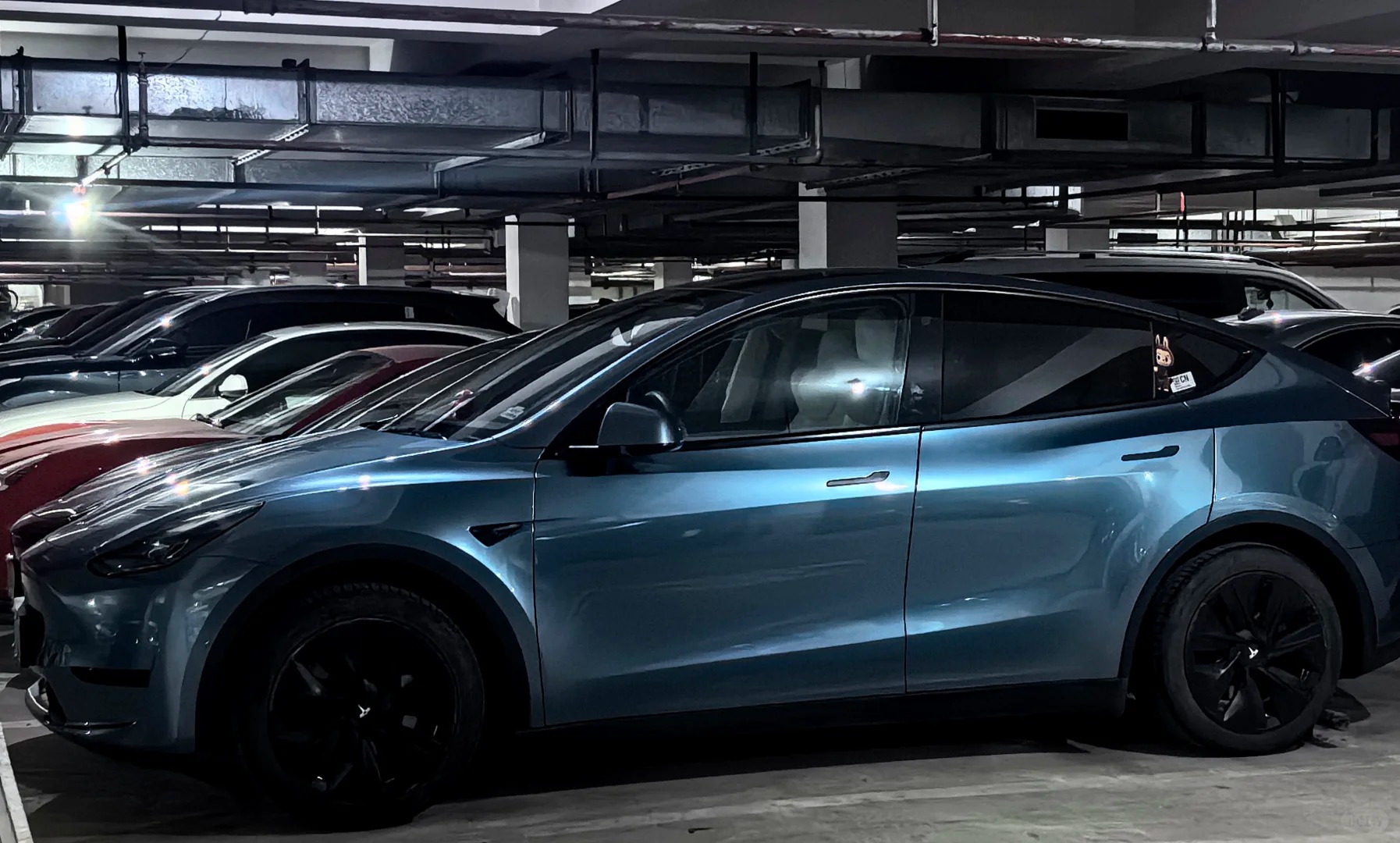 ภาพอ้างอิงสีฟิล์ม Gloss Light Starry Blue Car Vinyl Wrap PET รหัส D0667A — ภาพที่ 2