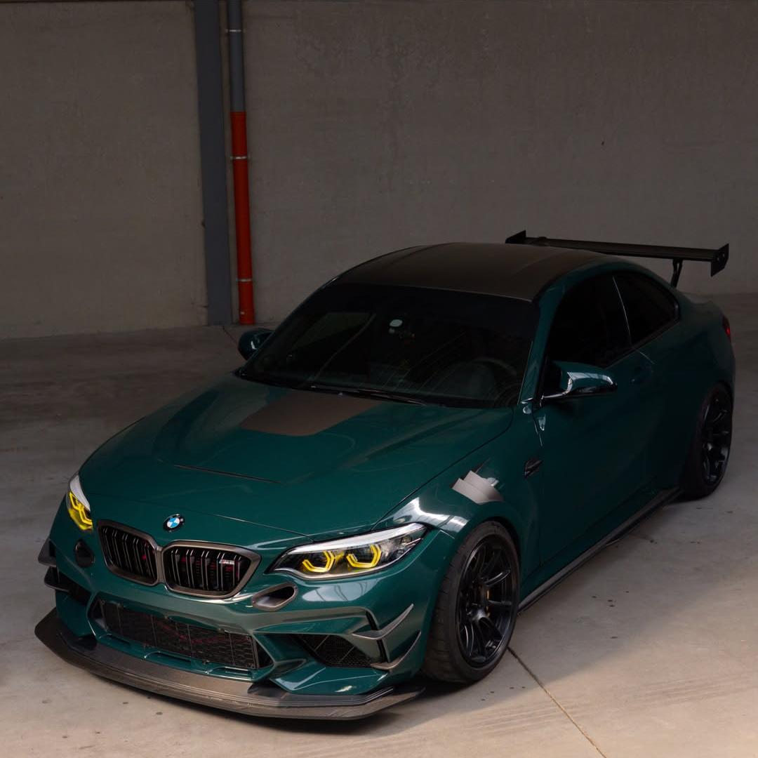 ภาพอ้างอิงสีฟิล์ม Gloss Mohsen Green Car Vinyl Wrap PET รหัส D3014 — ภาพที่ 3