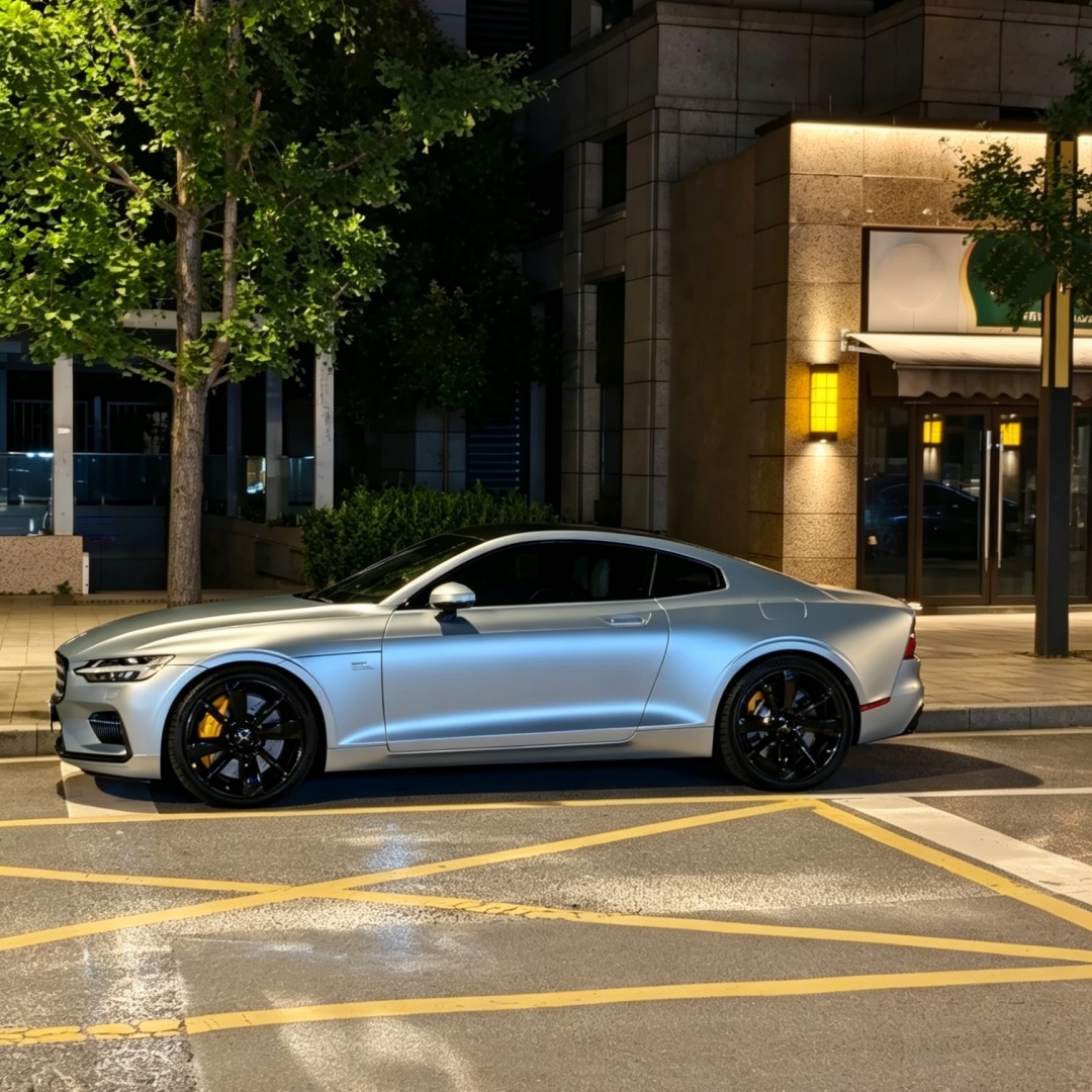 ภาพอ้างอิงสีฟิล์ม TPU Matte Liquid Metallic Somato Blue Colored PPF Paint Protection Film รหัส TPU062 — ภาพที่ 3