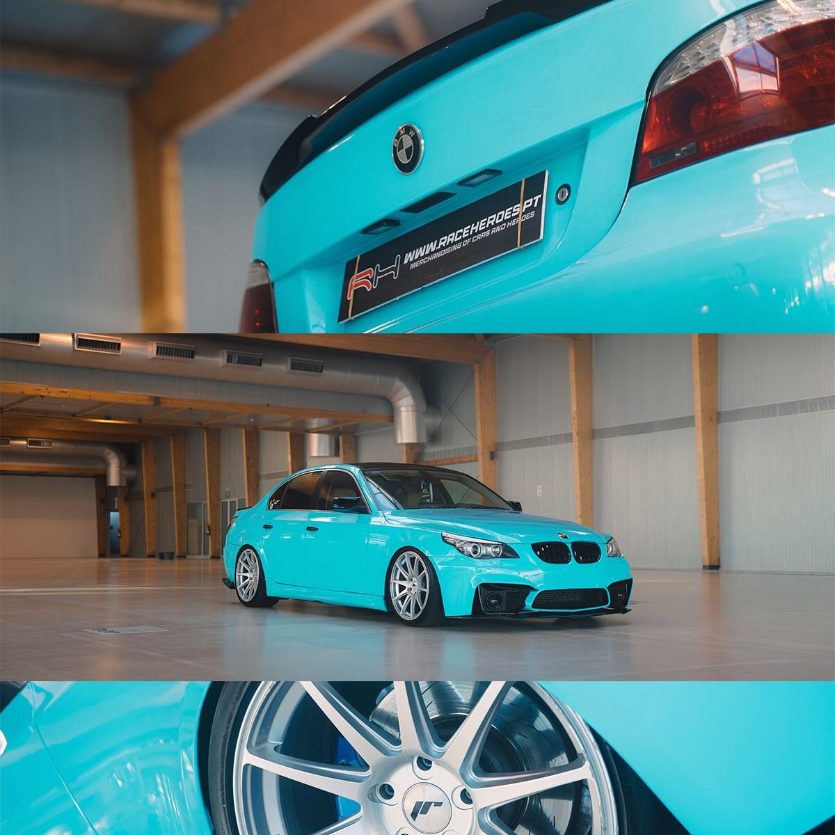 ภาพอ้างอิงสีฟิล์ม Gloss Light Sky Blue Car Vinyl Wrap PET รหัส 7014 — ภาพที่ 10